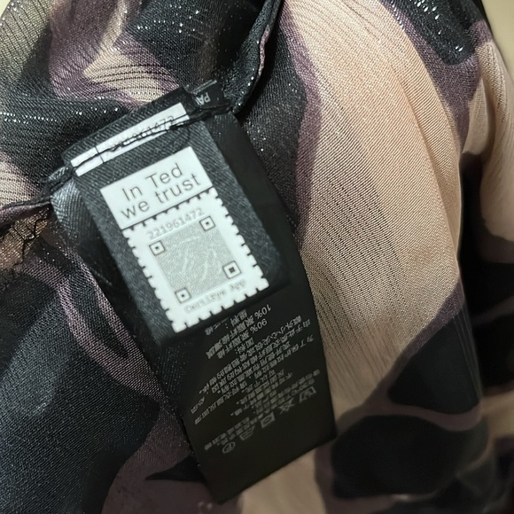 TED BAKER London Jasmyna Woven V-Neck 3/4 Blouson - Size 2 - Picture 13 of 16